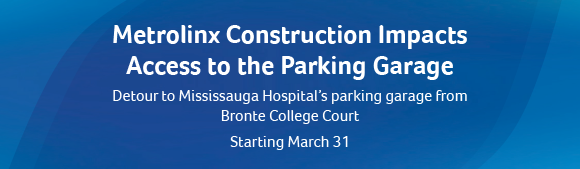 Allow extra travel time and view the detour route here.