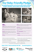Click to open PDF version of our Baby Friendly Pledge
